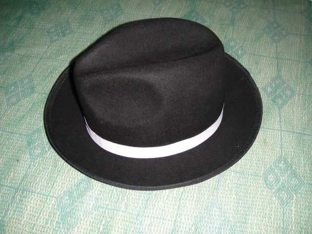 
wholesale feather customized logo factory price wool trilby fedora hat 