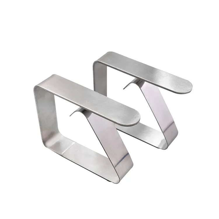 Простые декоративные зажимы для скатерти из нержавеющей стали для кухни