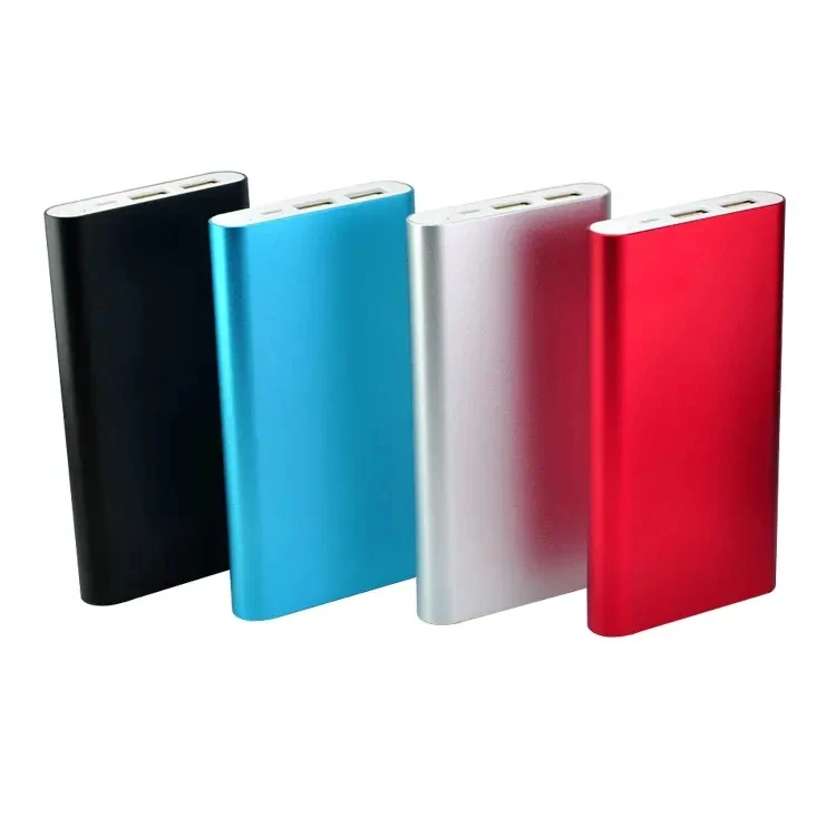 Free Laser Advertise Company Logo Web Power Bank Double Usb Chargers For 15 Pro Max