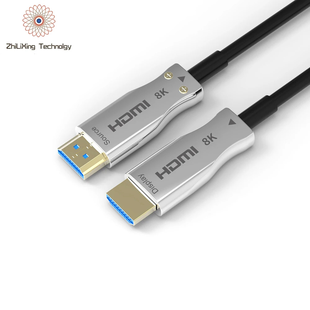 Оптоволоконный кабель 8K HDMI AOC, Новая фабрика, Лучшая цена, длина под заказ, HDMI на HDMI 2,1