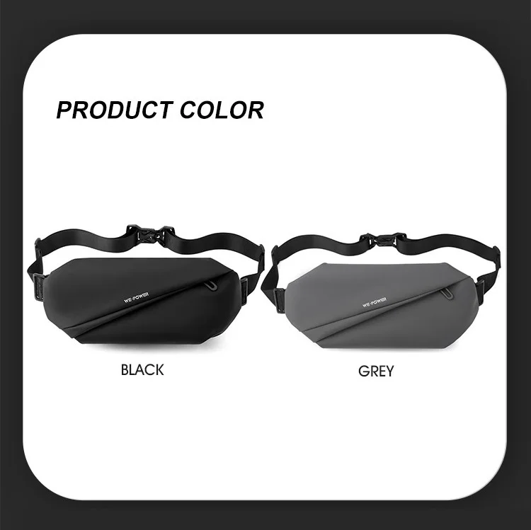 Fashionable Trendy Multi-function Chest Bag Sports and Leisure Shoulder Bag Waterproof Mobile Phone Waist Bag