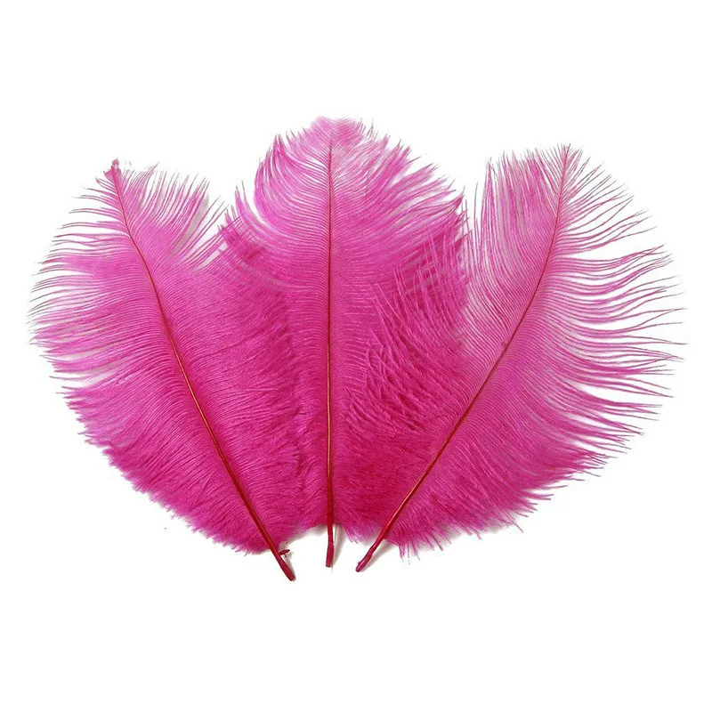 25-30cm High Quality Multi-Color Smooth Fluffy Natural Ostrich Feather for Dancer Decoration