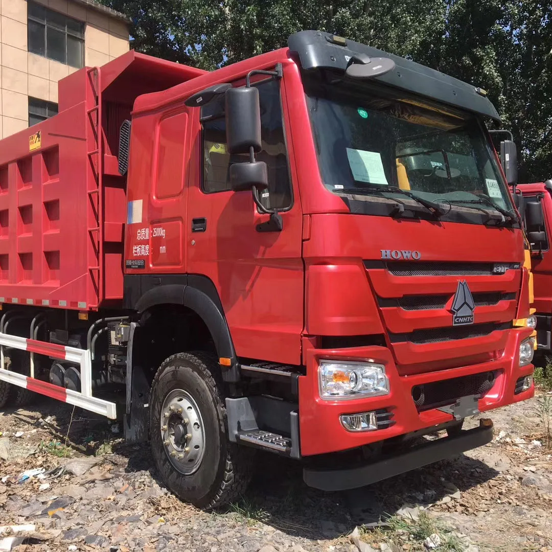 
High quality Howo Truck 6X4 Dumper truck utility dump trucks vehicle with crane for price 