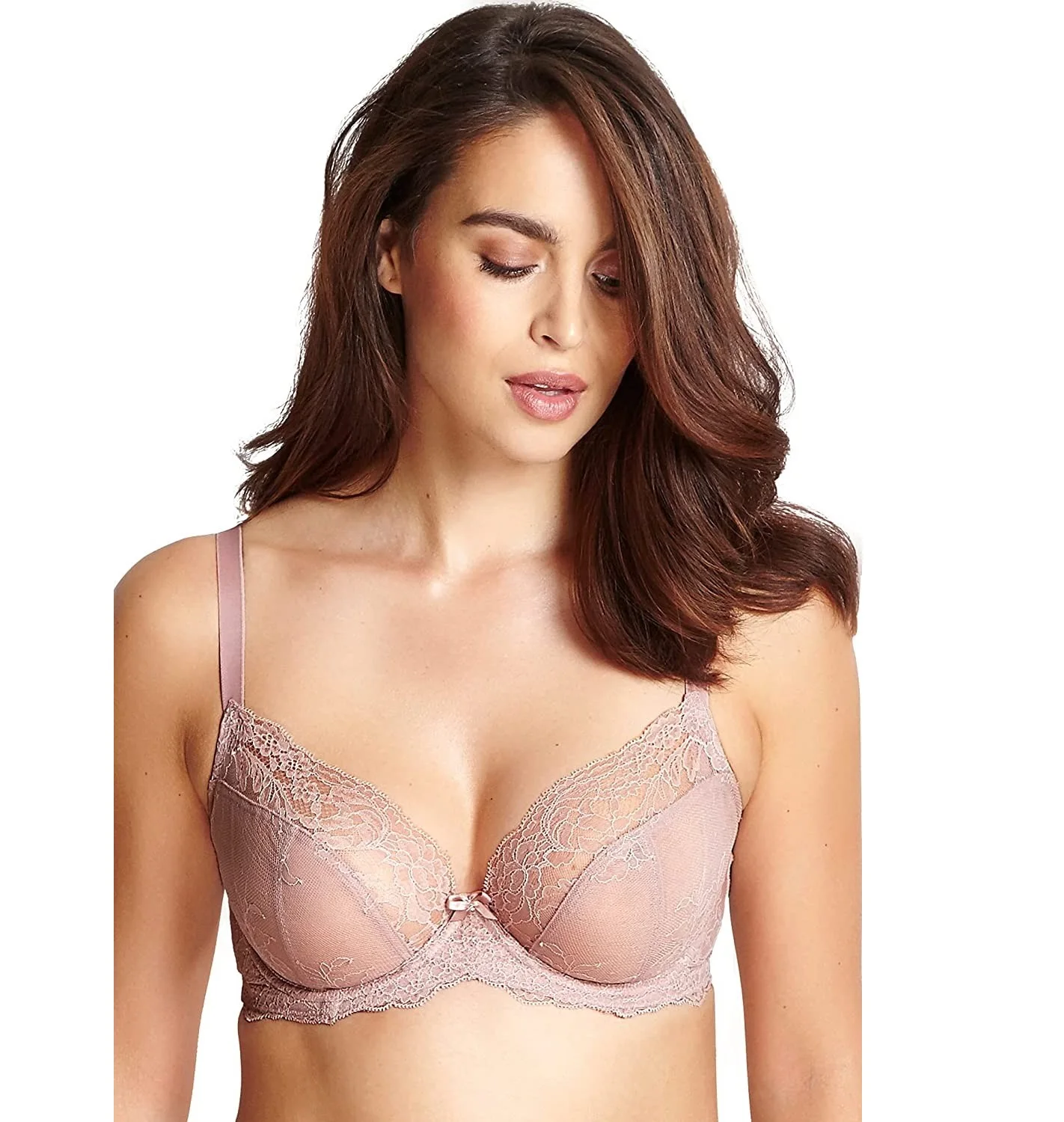 FREE SAMPLE Ladies closed bra with underwire front full coverage soft underwear breathable and sweat-absorbing bra