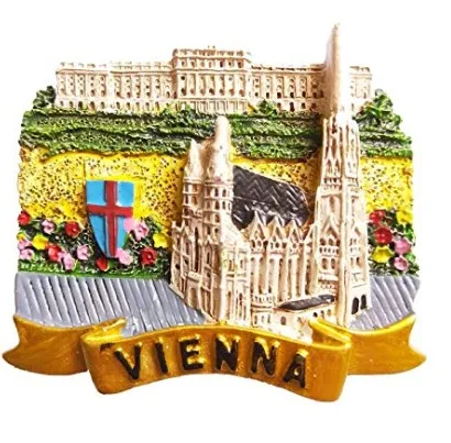 Factory Outlet LOW MOQ Tourist Souvenir Tinplate Magnets Gift Custom 3D Resin Photos Metal Tin Fridge Magnet Sticker