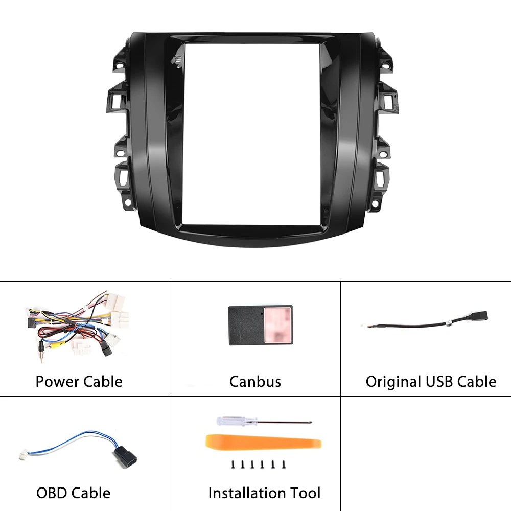 2 Din 9.7' Android Car Accessories Fascia Special Kit For Nissan Terra 2018 Dashboard Panel Fascia and Adapter