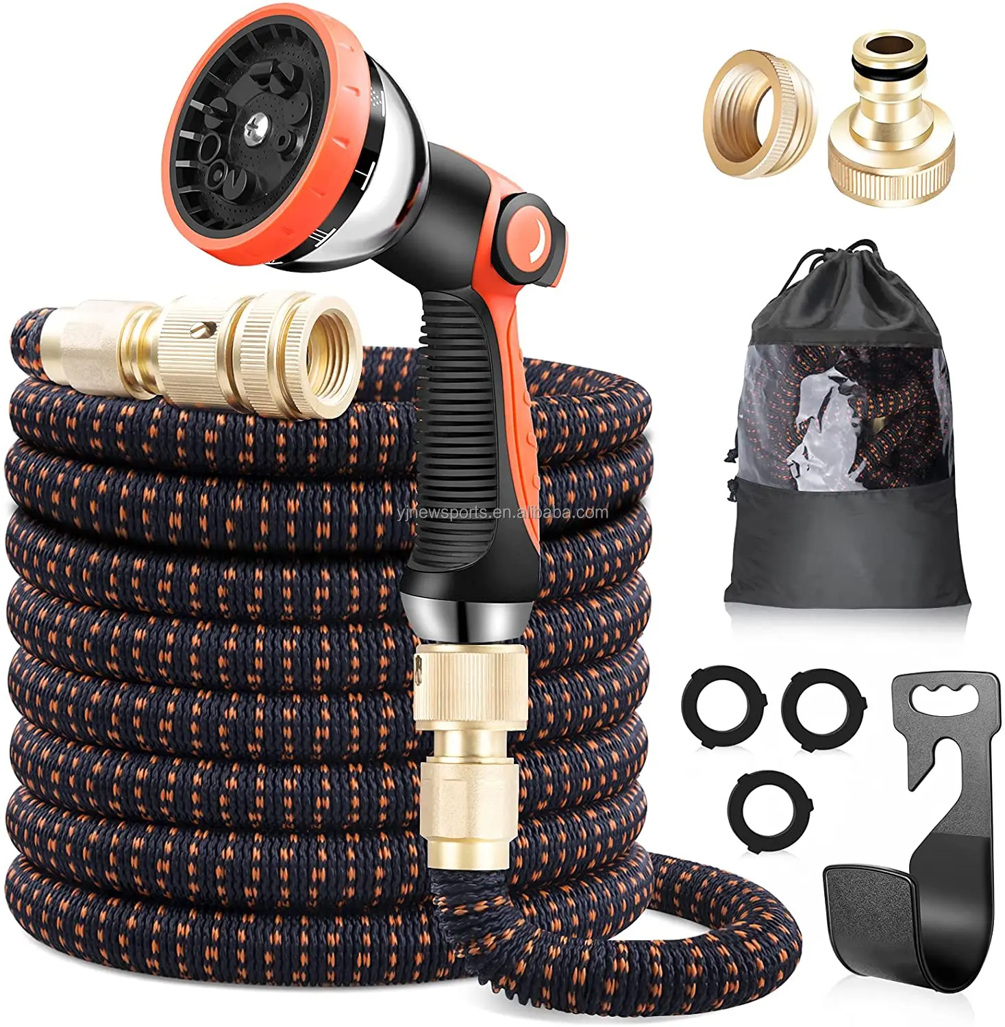 Hot Selling High Quality Anti-Abrasion Rewindable 100ft best Expandable Garden Hose