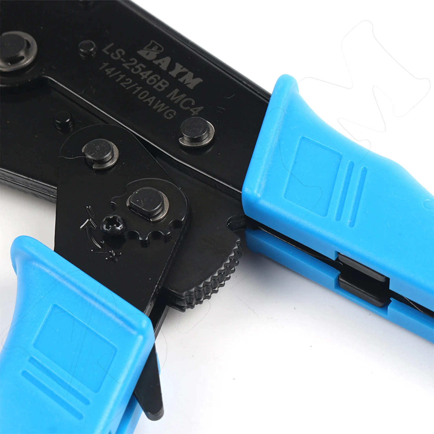 Solar Crimper, BAYM LS-2546 Solar Connector Crimp Tool Used for 2.5/4/6mm2 14-10awg Solar Panel PV Cables PV Cable Crimping Tool