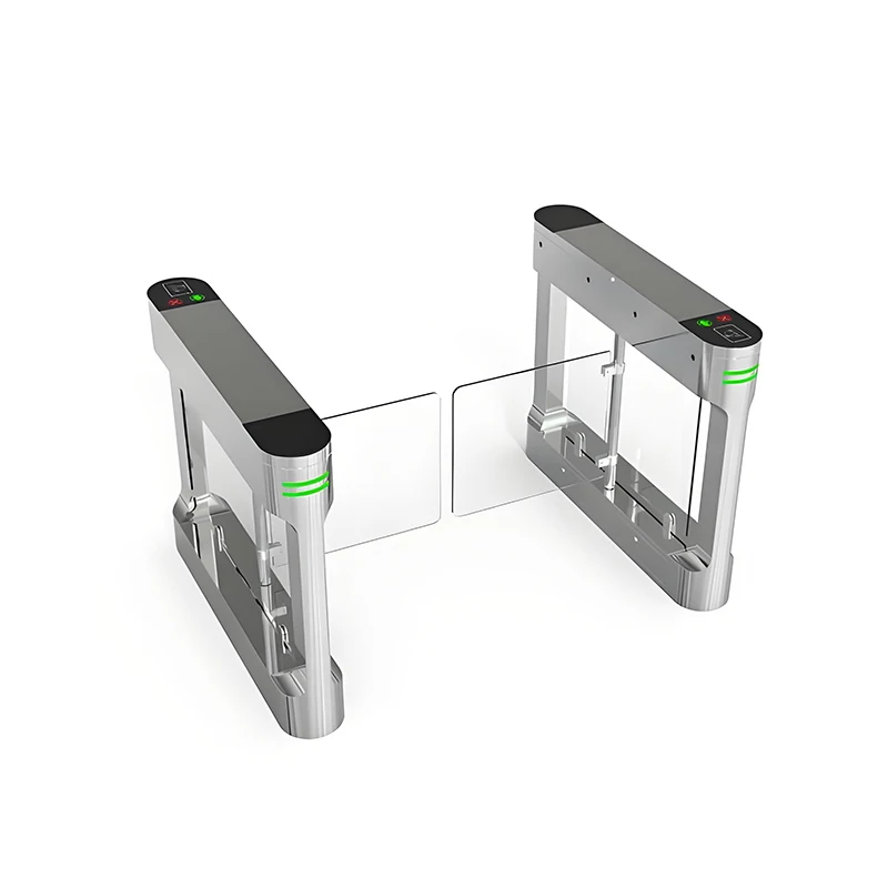 Customizable Indoor Flap Barrier Turnstile Gate for Pedestrian Access Control for Schools Playhouses Trampoline Parks Airports