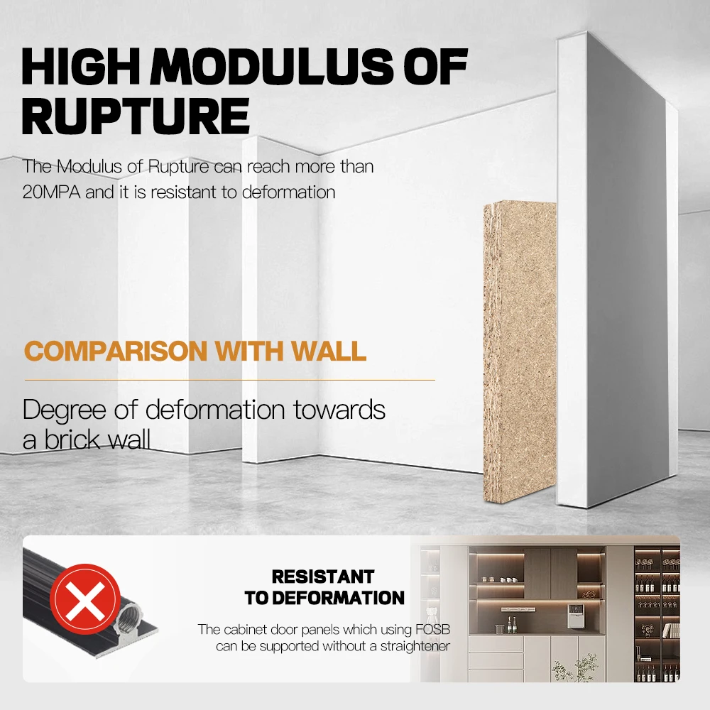 TOPOCEAN FOSB Particle Board OSB Manufacturers 1220*2745 15mm Termite Resistant F-OSB For Cabinet