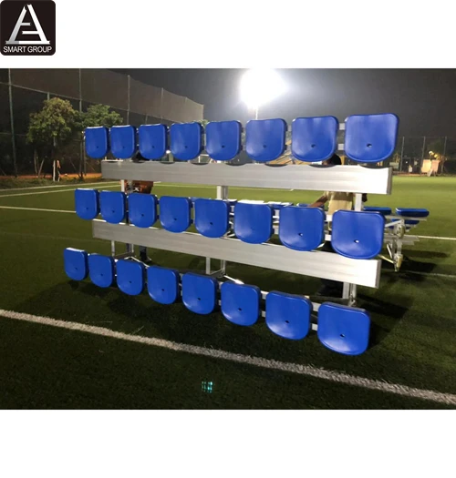 Outdoor Indoor Metal Mobile Bleachers Chair Soccer Ball Game Bleachers On Sale
