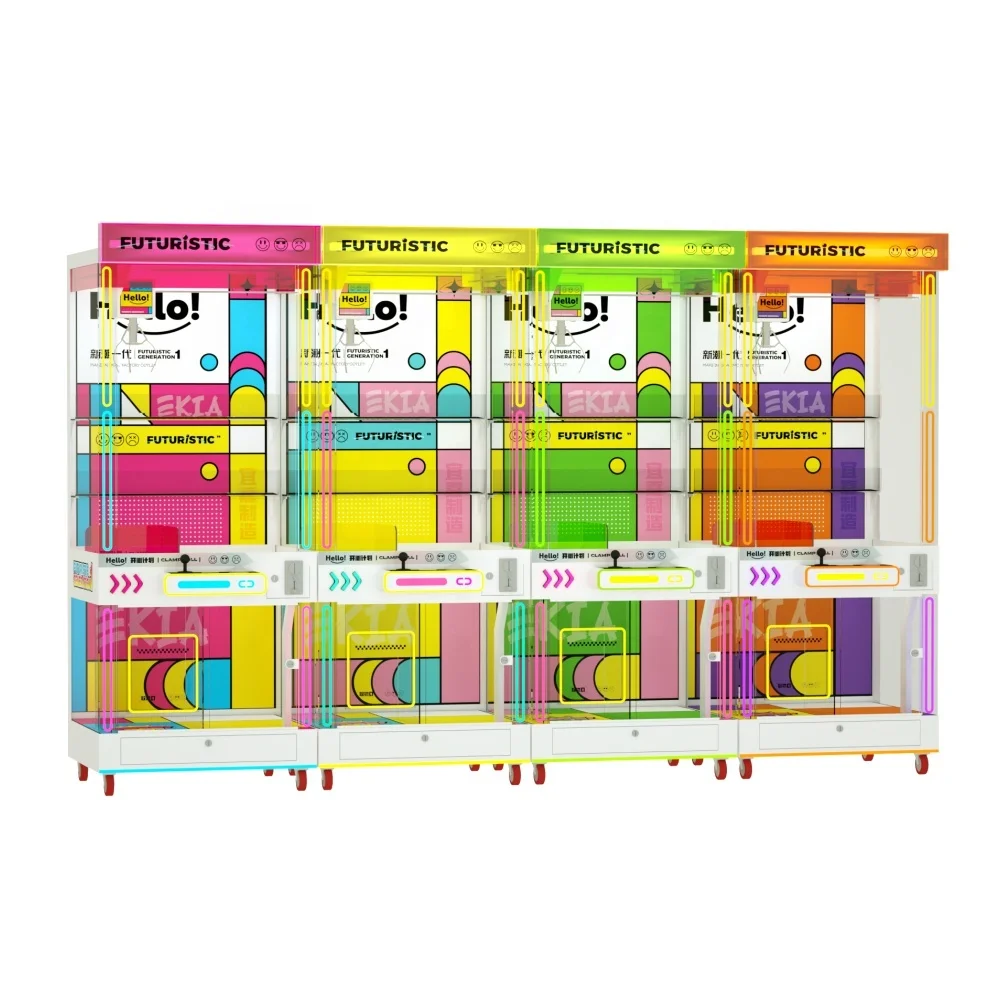 High Quality Coin Operated Game Machine Plush Toy Claw Machine Prize Gift Coin Gifts Snacks Crane Toy Vending Claw Crane Machine