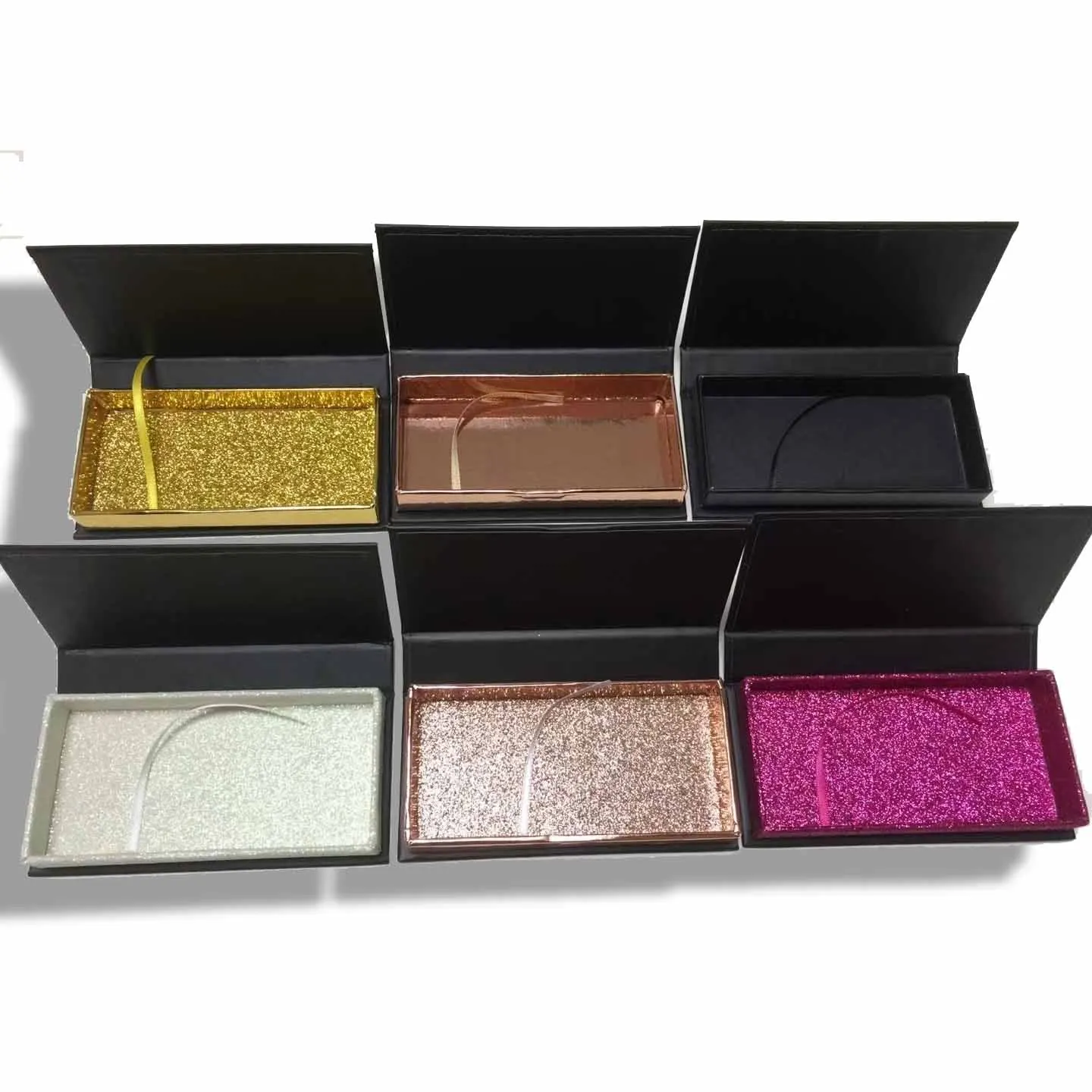 iShero eyelash supplies 5d mink lashes short 3d mink eyelashes with black eyelash packaging