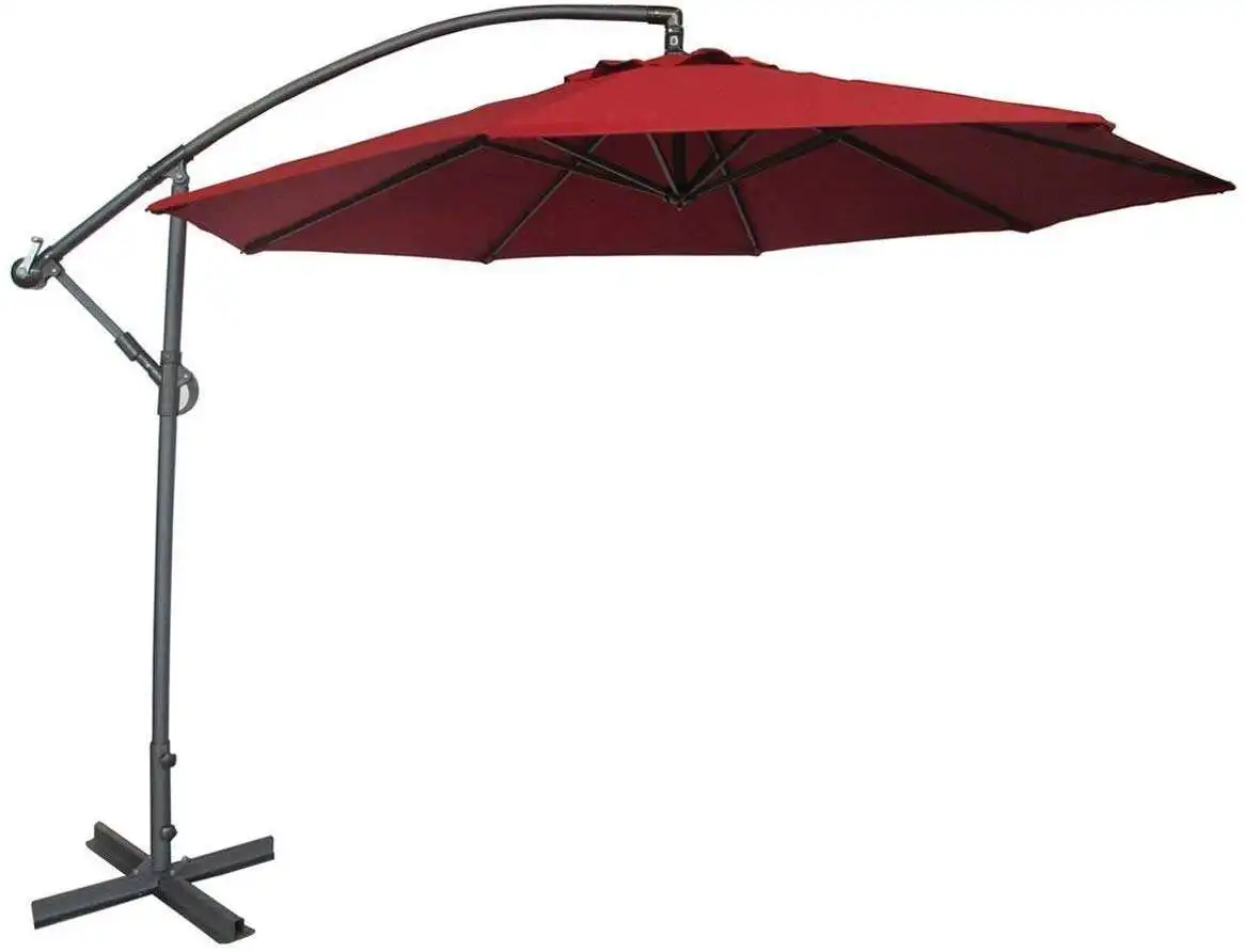 2.5*2.5M 160G Polyester All Steel Hanging windproof aluminum branded used outdoor umbrella garden parasol  patio umbrellas