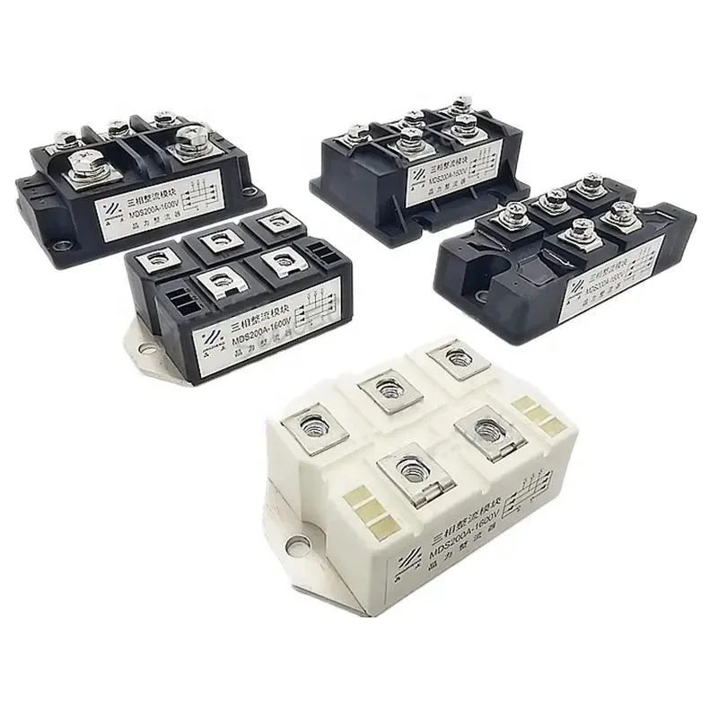 hot selling igbt modules single phase three-phase type bridge rectifier pcb scr thyristor with 8-50a avalanche diodes