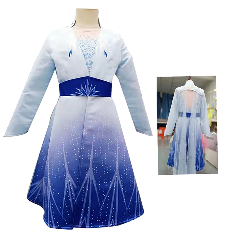 2019 г., костюм для косплея «Холодное сердце 2», платье принцессы, Лидер продаж, милое платье для девочек и взрослых, платье Эльзы