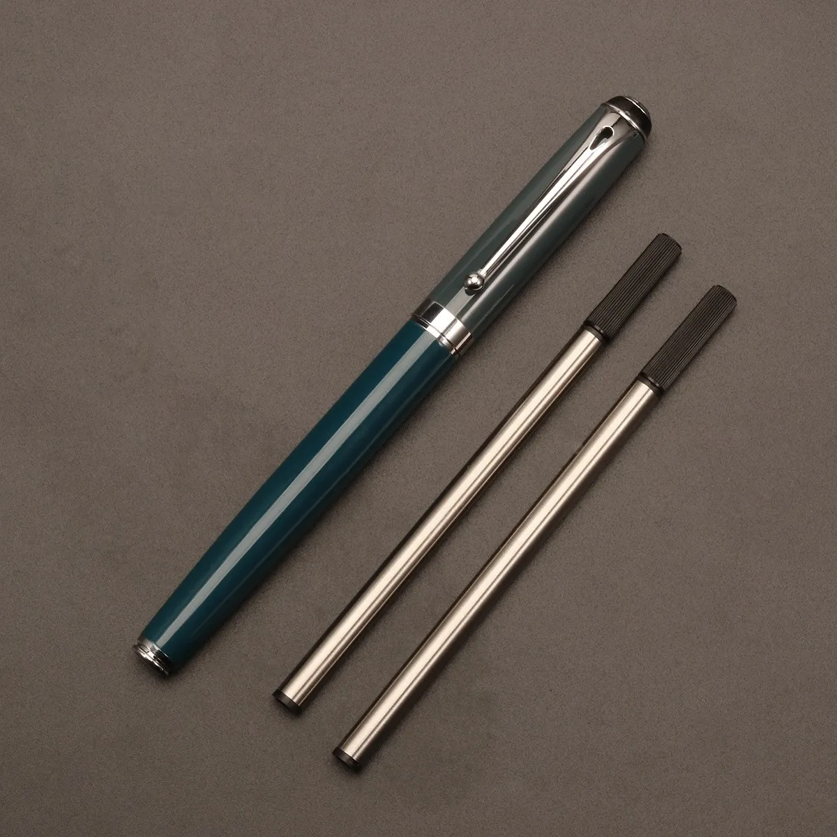 Delaiwen Wholesale Business Gift Advertising Metal Pen New Design Creative Roller Pen Novelty Ballpoint Pens for Promotion