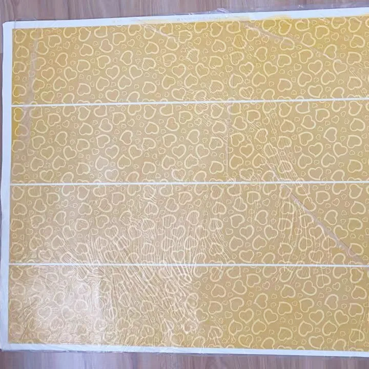 Ceramic Sanitary Ware Wash Basin PVD Coating Golden Decals Paper