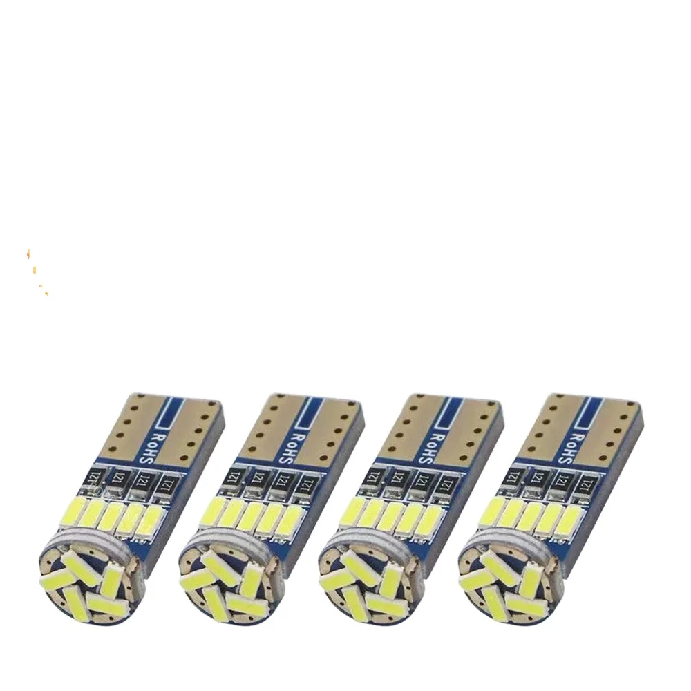 Led W5W T10 Car Led Signal Lamp 4014 15SMD Bulbs Clearance Lights Reading Lights Interior lights 6000K 12V 168 194 921Canbus