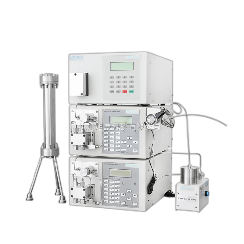 Preparative HPLC infusion pump for chemical matter purification