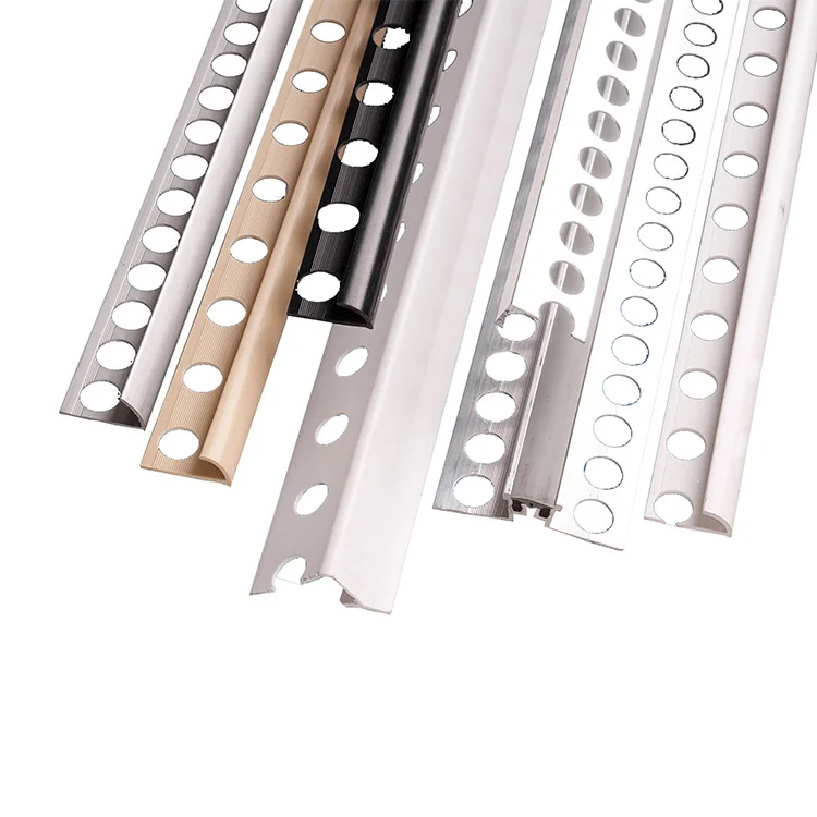 Tile Edging Profiles R Shape Tile Aluminium Trims For Floor Or Wall Edges Decoration