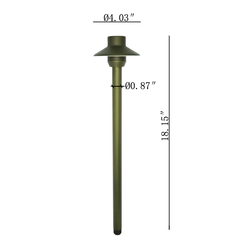 Ledstory, 12 В, 5 Вт, прочные латунные наружные подъездные огни, оптовая цена, дорожный светильник для ландшафта с лампочкой 2700k