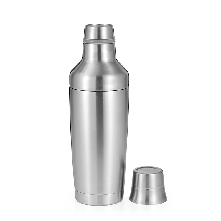 Everich hot sale 304 Stainless Steel Cocktail Shaker set spirit bottle customized log cocktail shaker set