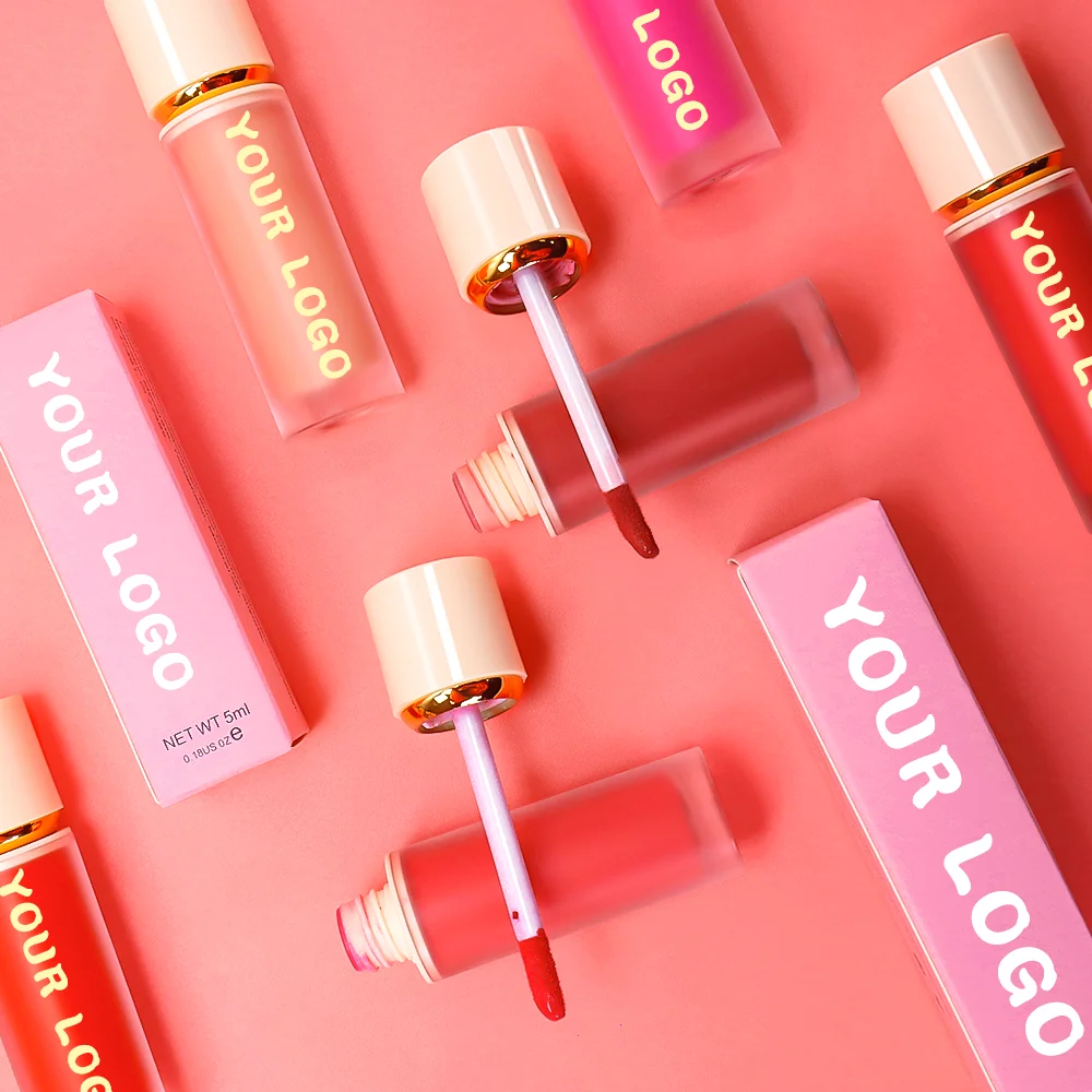 Cruelty Free Vegan Waterproof Liquid Cheek Blush Private Label Lip Blush Vendors Pigment Liquid Korean Makeup Liquid Blush