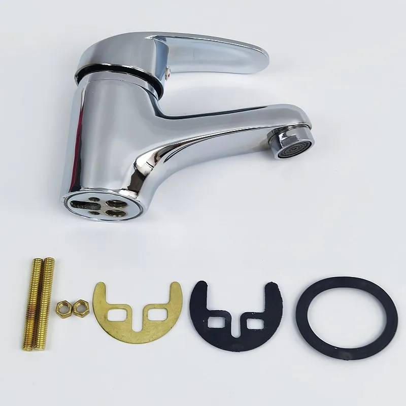 Foreign trade alloy horseshoe single hole hot and cold basin faucet washbasin toilet mixing valve