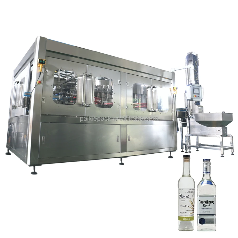 Glass Bottle Carbonated Soda Beverage Wine Filling Machine Soft Energy Drink Making Bottling Line With Aluminum Lid