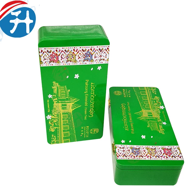 Hot Tea Container Custom Branded Tea Sets In Gift Box Metal Canisters Large Tin Storage