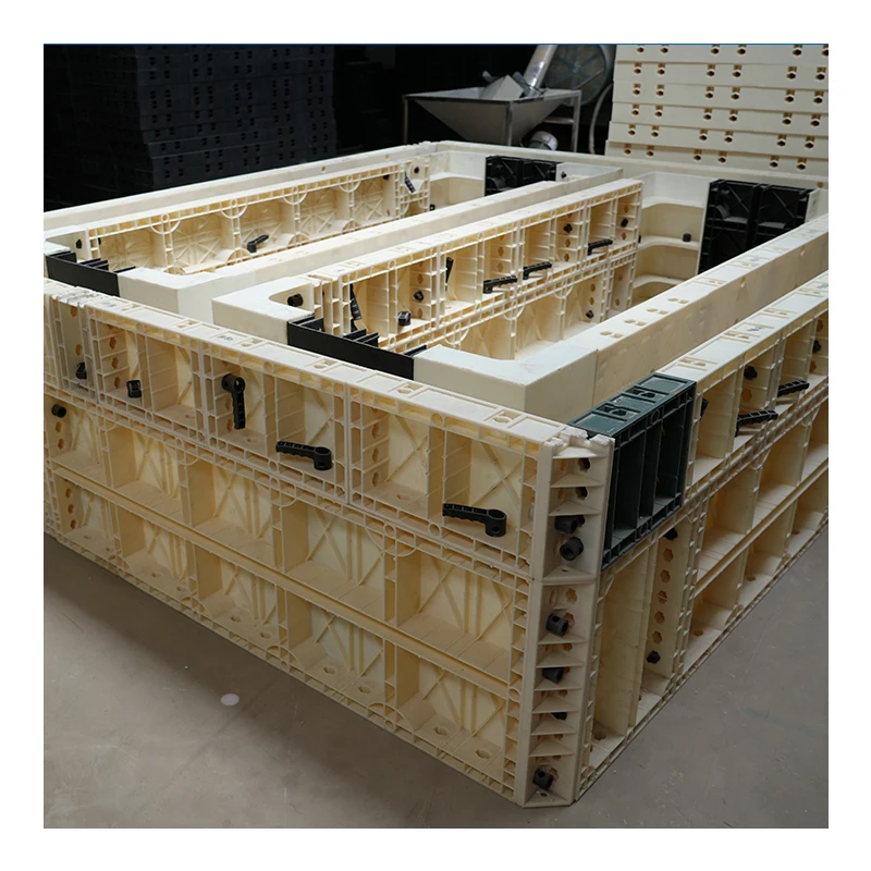 concrete wall mold fence retaining wall gutte water channel column drain plastic beam and pilars cloclldck tunnel canal formwork