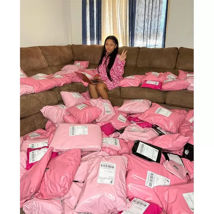 2023 Hot Selling Custom Your Logo Size Pe Plastic Mailing Bag Shipping Bag Poly Mailer Bag