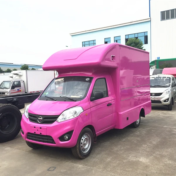 Good Price Foton 4x2 Mini Mobile Food Truck for Sale in Cambodia