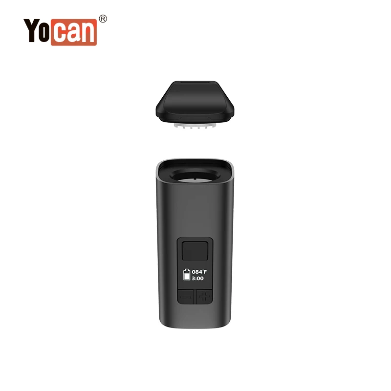 Best Selling  Yocan Vane Dry Herb Starter Kit with OLED Display Ceramic Heating Chamber Herbal Vaporizer Kit
