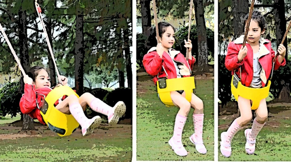 XIUNAN XAS-S09 Patio baby swing set portable EVA Great baby toddler swing