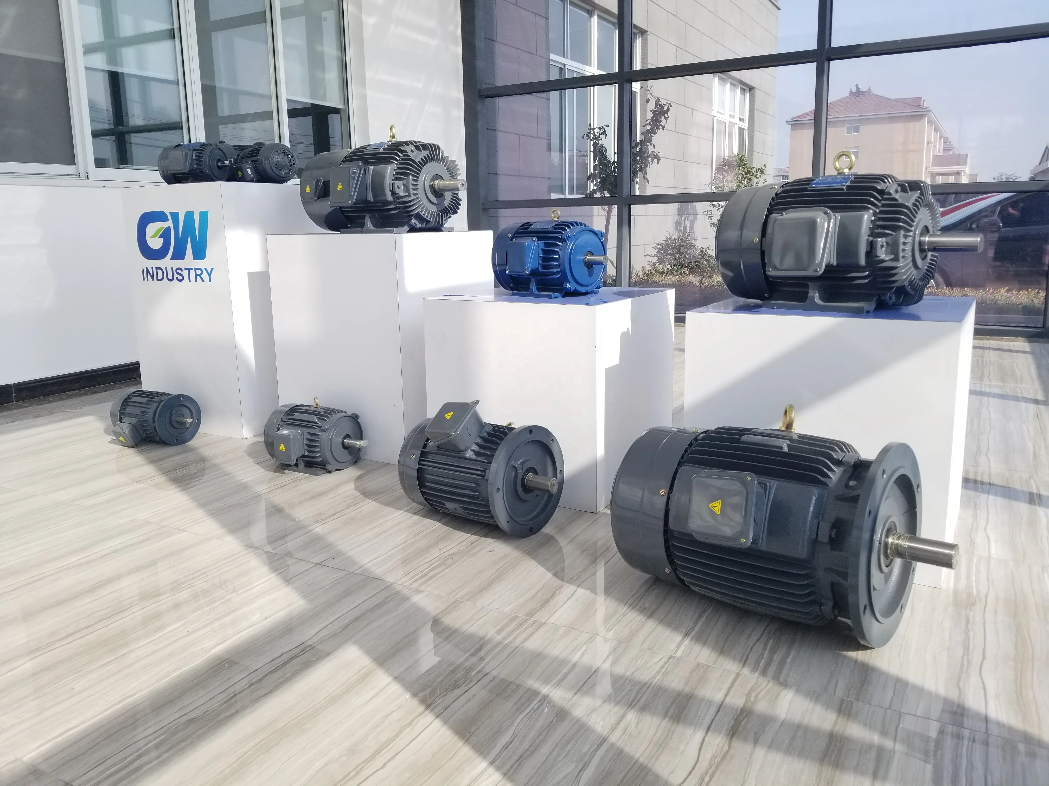 GW 3 фазы отрасли электрического двигателя 55 кВт 90kw 132 Ac асинхронный двигатель IEC60034