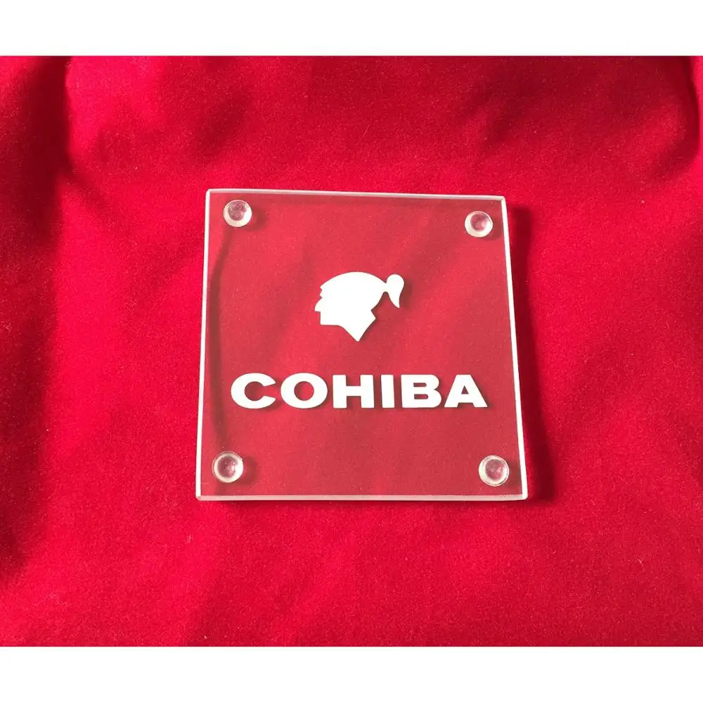 Прозрачная стеклянная подставка для домашнего