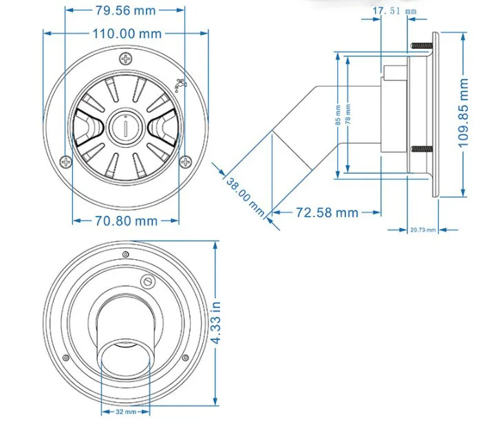 Car RV Water Inlet lock caravan lockable water accessories white rv exterior hatch with lock Caravan Motorhome RV Water Inlet