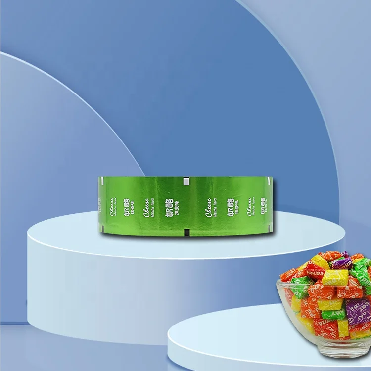 Custom Logo Design Printed Candy Snack Package Food Packaging Laminating Plastic Film Roll