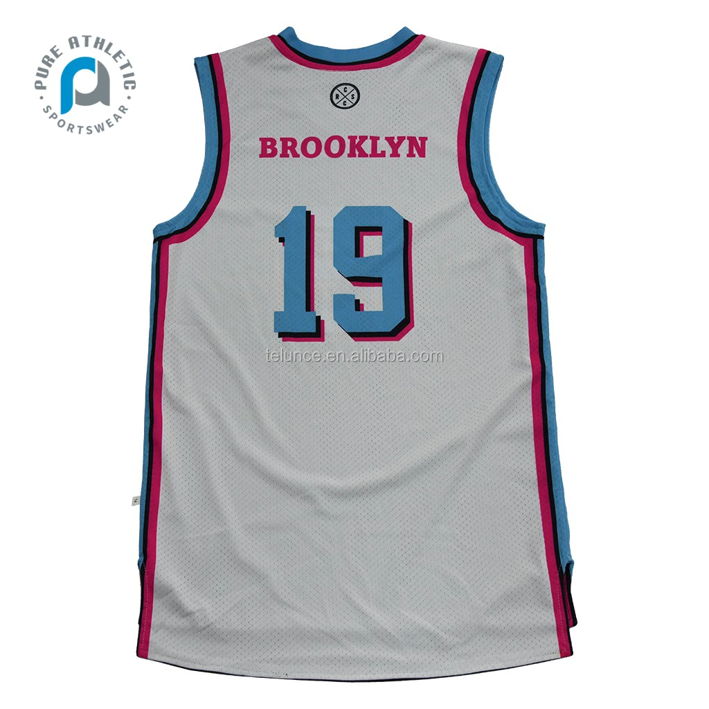 PURE Sportswear uniform manufacturer Custom Design gradient coloring Mesh Breathable youth Cool Reversible basketball jersey