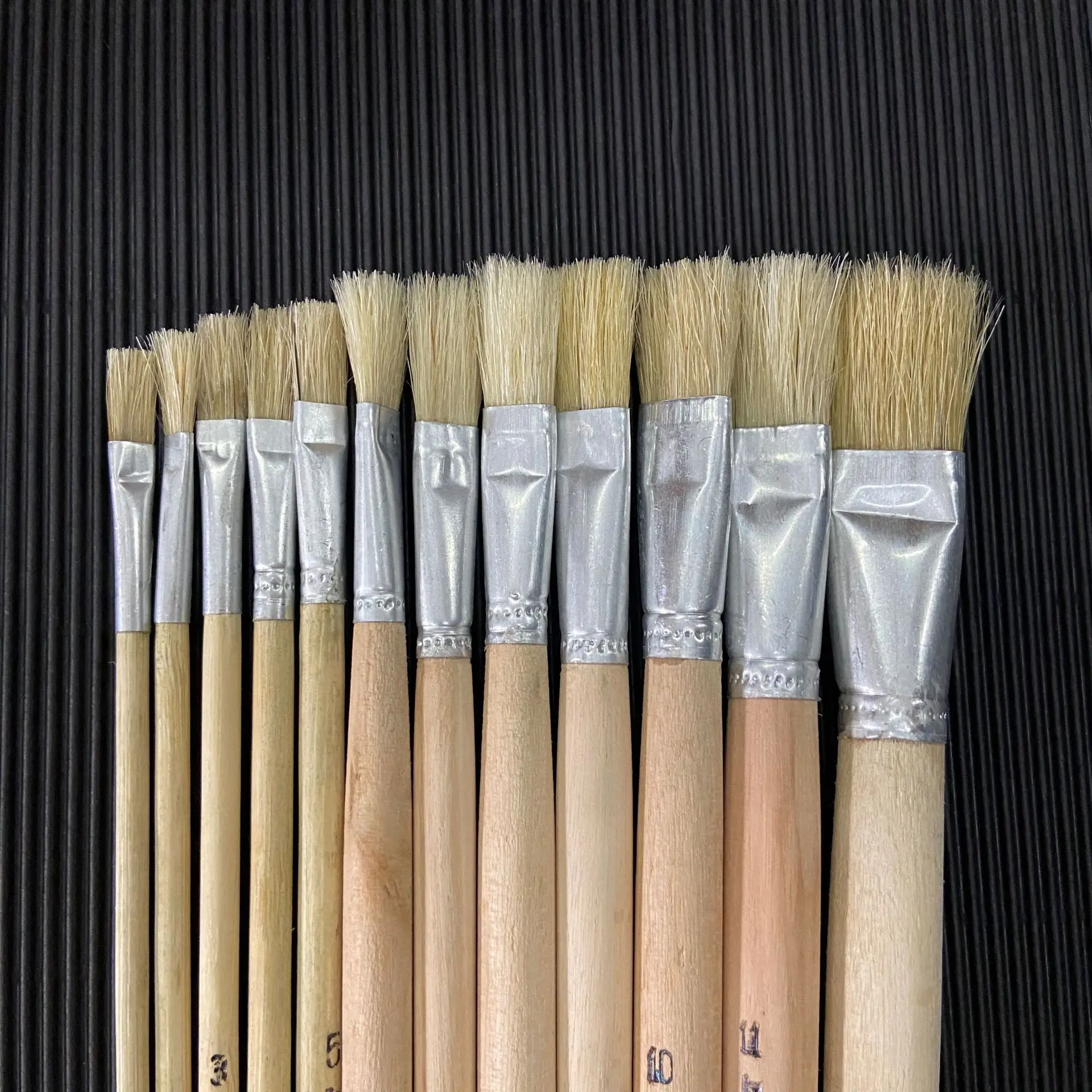 Paul Cezanne Professional Paint Brush Manufacturers Chinese Calligraphy Brush 12pcs Oil Painting Brushes