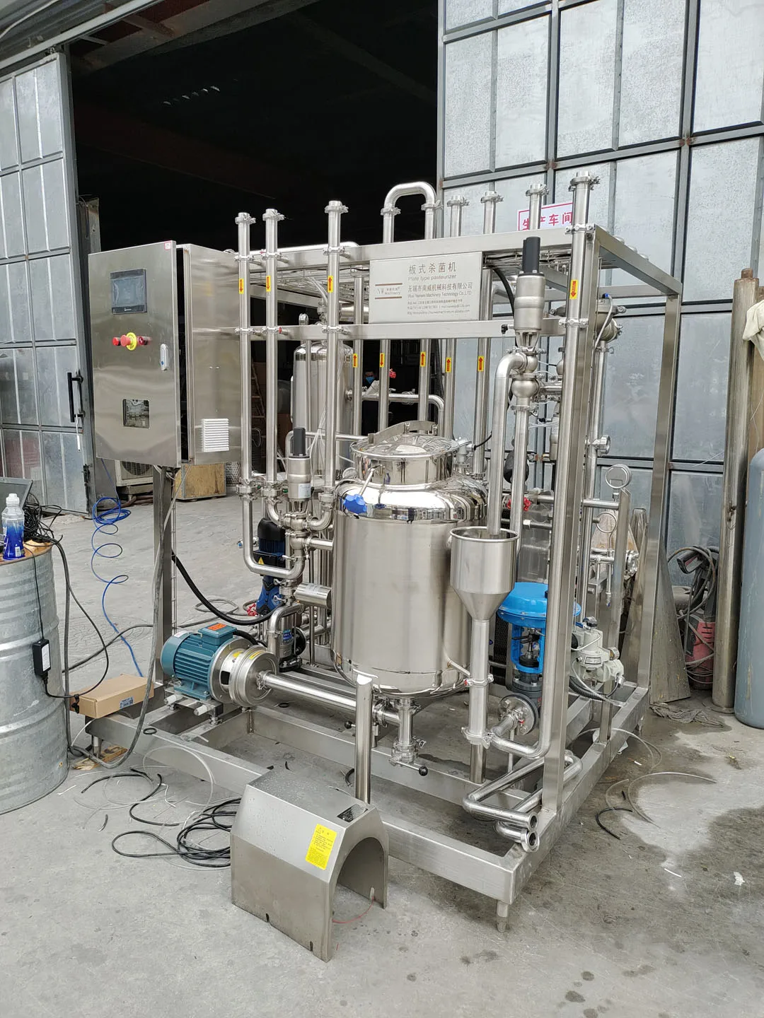 2000 L/H Plate milk pasteurizer/Plate Sterilizer/High quality pasteurizer
