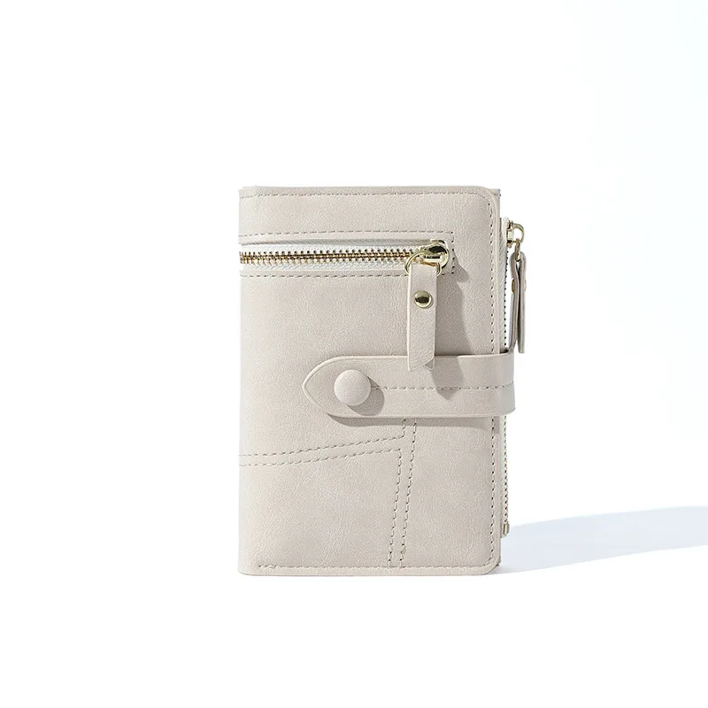 Multi funtion ladies custom cute short wallets female leather small wallet women coin purse mini wallets