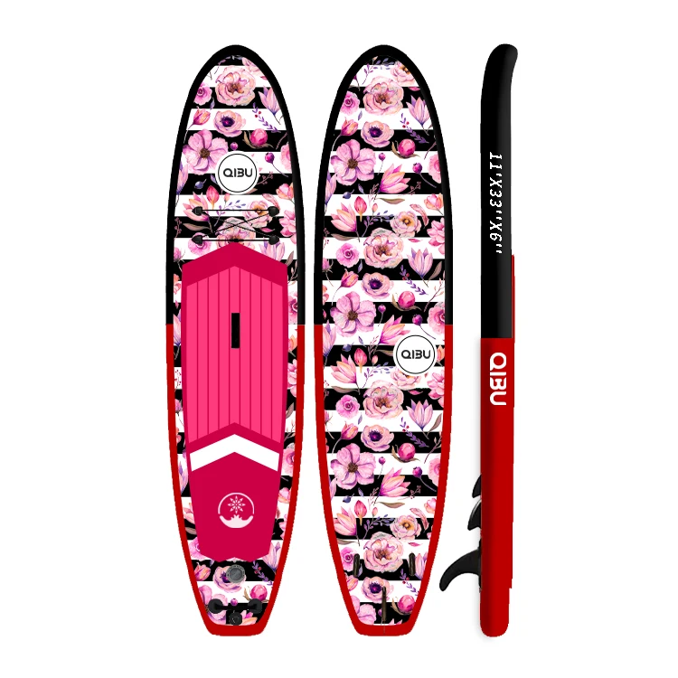 QIBU 2021 New design fashion sup surf stand up paddleboarding inflatable paddle board for sale