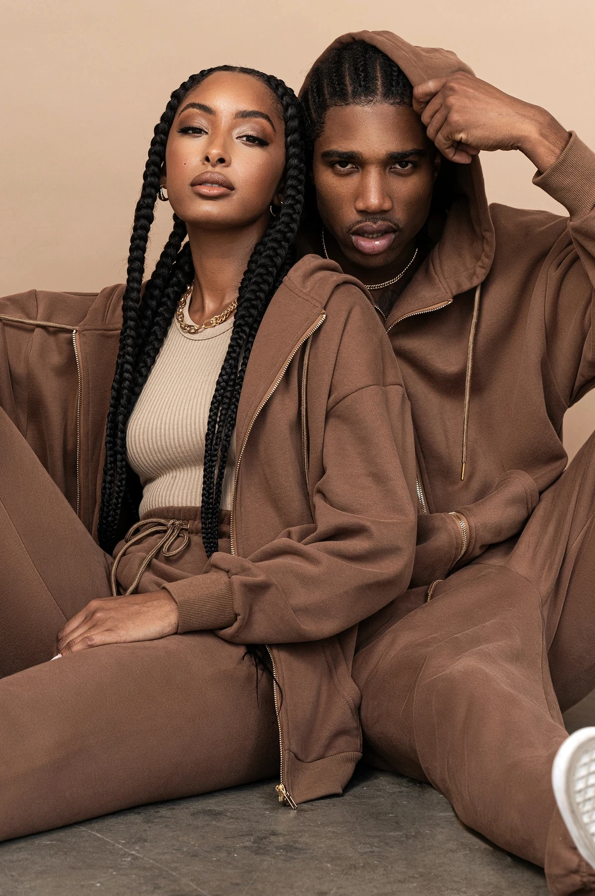 2021 jogger jumper Gym Custom Workout 2 piece women set crop top oversize hoodie women sweatshirt