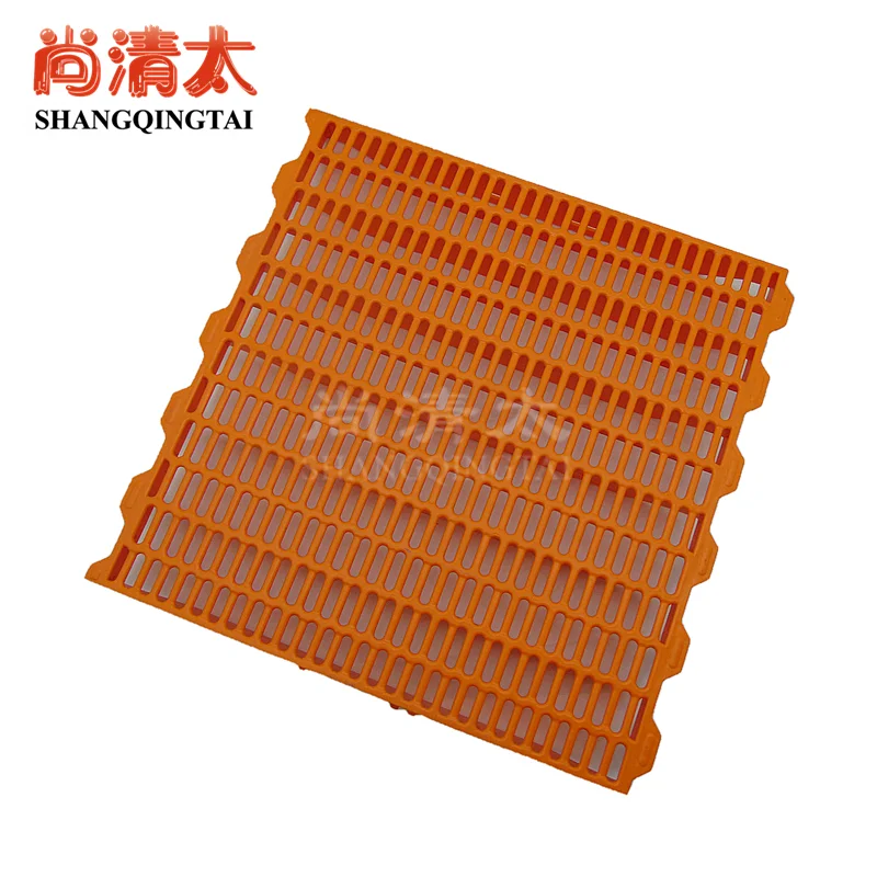 Pig Plastic Slatted Floor Farming Pigs Equipment Farrowing Crate Floor 60x60cm Plastic Flooring For Piglets Weaning Nursery Pig