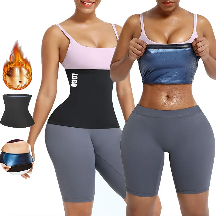 custom private label sweat boneless tummy control waist trainer slimming belt neoprene
