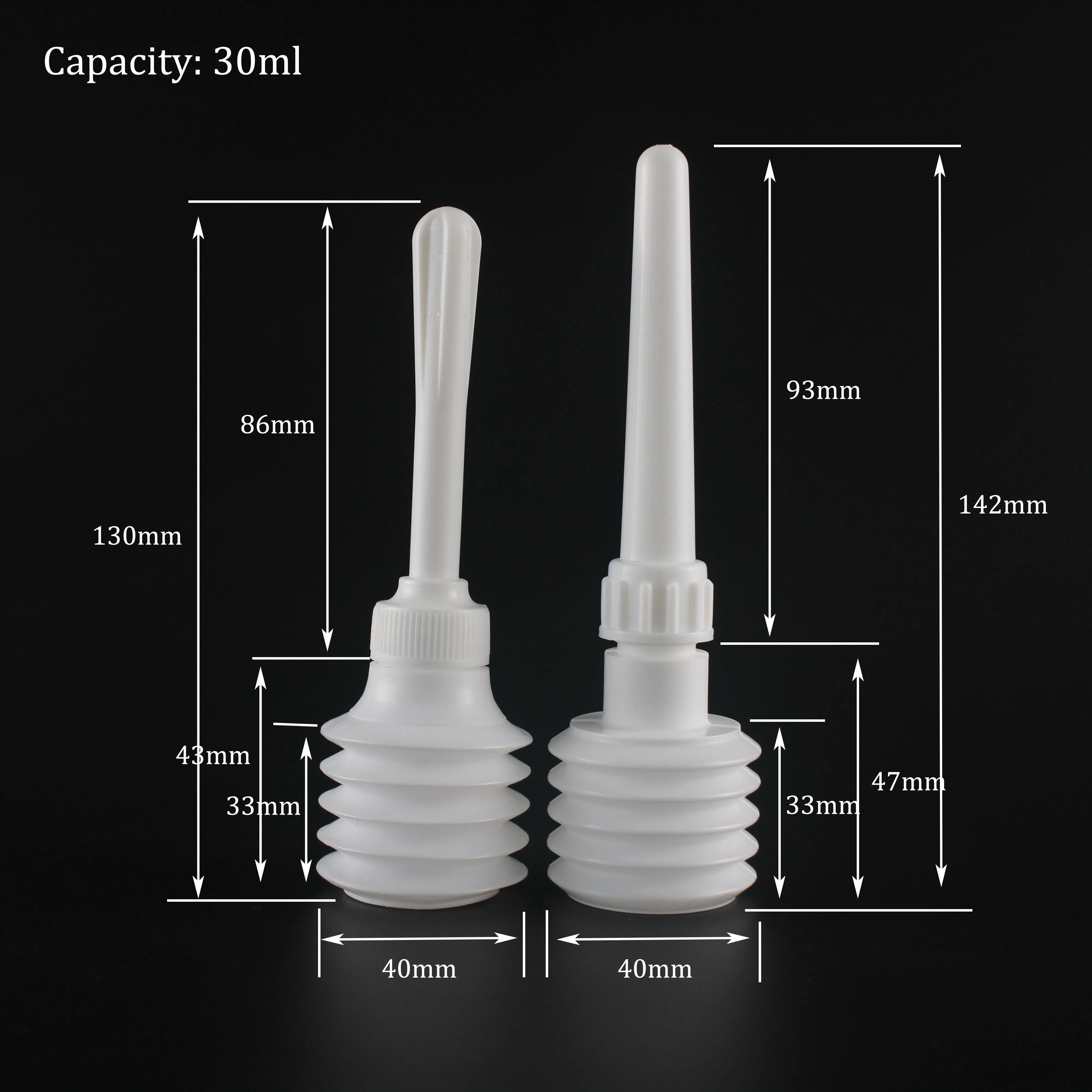 hot sell 5ml 30ml 50ml 100ml PE vaginal douche product