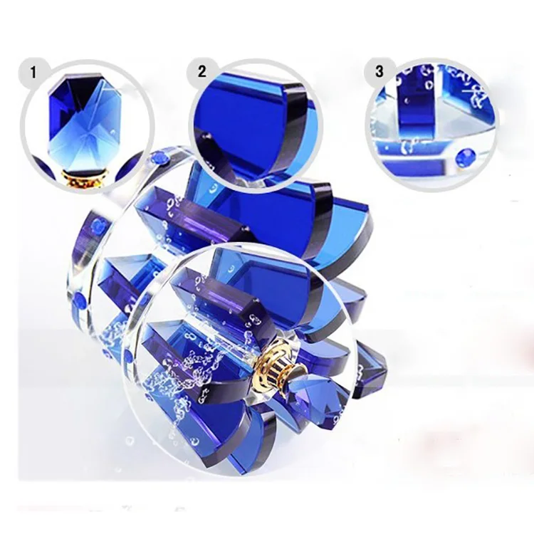 Хрустальная бутылка для масла стеклянная в форме короны автомобиля или женщины духов